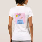 イベントのスタイリストのカスタムのTシャツ Tシャツ (裏面)