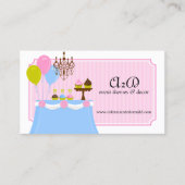 イベントのスタイリストのカスタム 名刺 (正面)