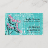 イベントのスタイルを作ることおよびデザイン 名刺 (裏面)