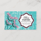 イベントのスタイルを作ることおよびデザイン 名刺 (正面)