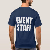 イベントのスタッフ Tシャツ (裏面)