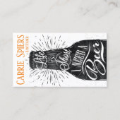 イベントのバーテンダーの名刺 名刺 (正面)