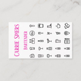 イベントのバーテンダーの名刺 名刺