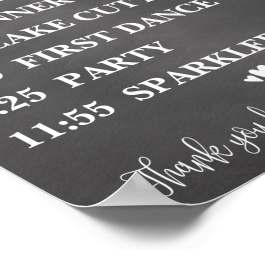 イベントの結婚計画記号の順序 ポスター (角)