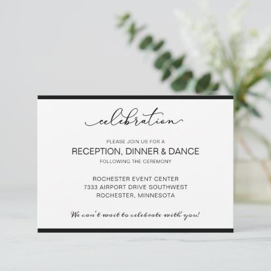 イベントの迅速の結婚披露宴カード エンクロージャーカード (スタンド正面)