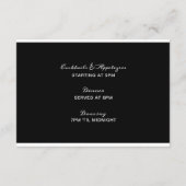 イベントの迅速の結婚披露宴カード エンクロージャーカード (裏面)