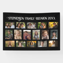 イベントまたはファミリー懇親会16フォトコラージバナー 横断幕
