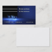 イベントまたはDjのサービス業カード 名刺 (正面/裏面)