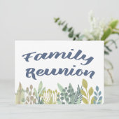 イベントを集める花の家族会 招待状 (スタンド正面)