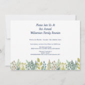 イベントを集める花の家族会 招待状 (裏面)