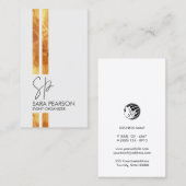 イベントオーガナイザーフェイク銅ストライプ 名刺 (正面/裏面)