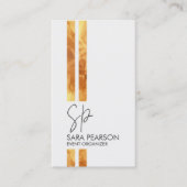 イベントオーガナイザーフェイク銅ストライプ 名刺 (正面)