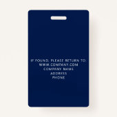 イベントカスタムクルーブルーバッジ バッジ (裏面)