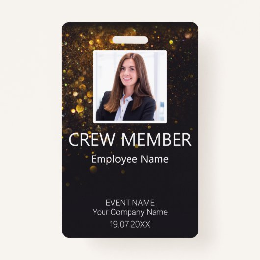 イベントカスタムグリッターバッジ バッジ (正面)