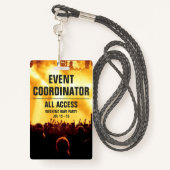イベントカスタムコーディネーターAll Access Concert Pass B バッジ (裏面ランヤード)