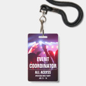 イベントカスタムコーディネーターAll Access Concert Pass B バッジ (Front with Lanyard)