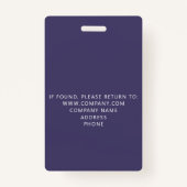 イベントカスタムバッジ バッジ (裏面)