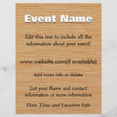 イベントカスタムパインウッド チラシ (裏面)