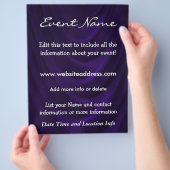 イベントカスタムベルベットドレープ チラシ (手)