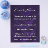 イベントカスタムベルベットドレープ チラシ (シングル)