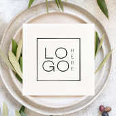 イベントカスタムロゴ会社ミニマル主義 スタンダードカクテルナプキン