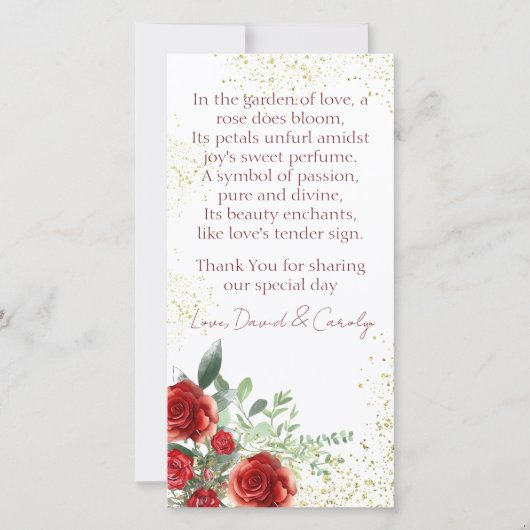 イベントカスタム及びサンキューカード (正面)