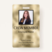 イベントカスタム金ゴールドバッジ バッジ (正面)