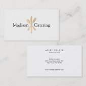 イベントカテラーケータリング 名刺 (正面/裏面)