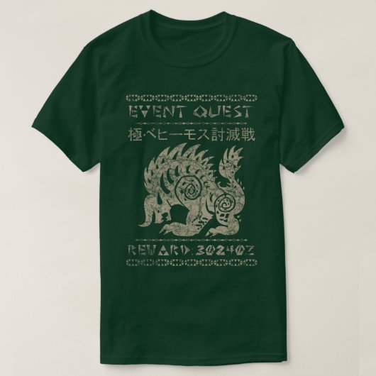 イベントクエストベヘモス Tシャツ (デザイン正面)