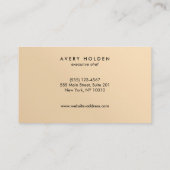 イベントケータリングシェフブラック 名刺 (裏面)