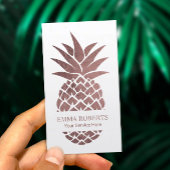 イベントケータリングバラ金ゴールドパイナップルパーソナルシェフ 名刺