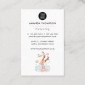 イベントケータリング名刺 名刺 (裏面)