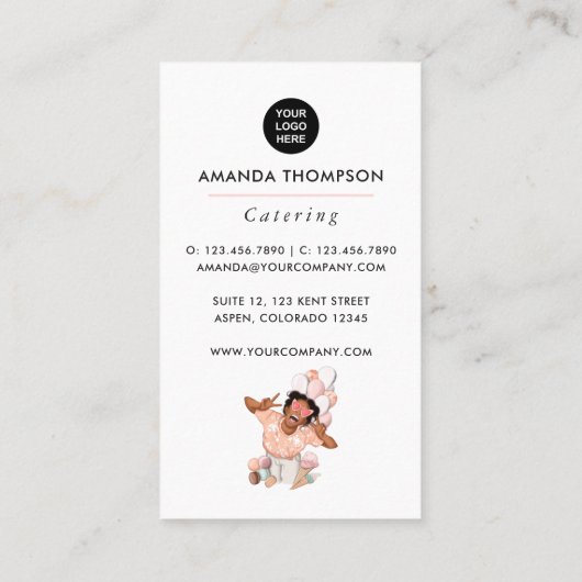 イベントケータリング 名刺 (裏面)