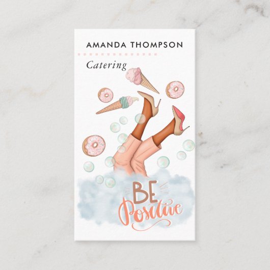 イベントケータリング 名刺 (正面)