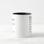 イベントコーディネーターの定義 マグカップ (中央)