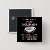 イベントコーディネーターワンダフル素晴らしスシー 缶バッジ (正面&裏面)