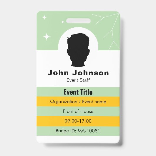 イベントコーディネーター バッジ (正面)