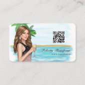 イベントコーディネーターQRコード 名刺 (正面)