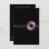 イベントサプライズパーティの招待状招待状 招待状 (正面/裏面)