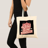 イベントスタッフサーカスカーニバルテントデザイン トートバッグ (正面(商品))