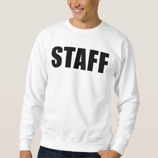 イベントスタッフセキュリティクルーギア スウェットシャツ (正面)