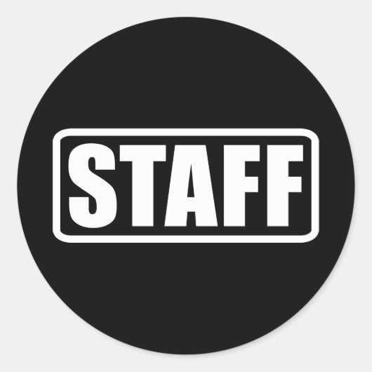 イベントスタッフセキュリティクルーギア ラウンドシール (正面)