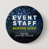 イベントスタッフバックステージアクセスフォト 缶バッジ (正面)