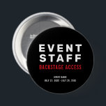 イベントスタッフバックステージアクセス 缶バッジ<br><div class="desc">イベントスタッフバックステージアクセスボタン</div>