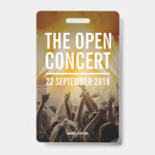 イベントスタッフ バッジ (裏面)