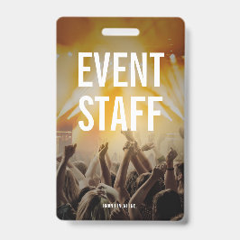 イベントスタッフ バッジ