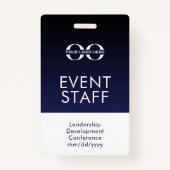イベントスタッフIDバッジ バッジ (裏面)