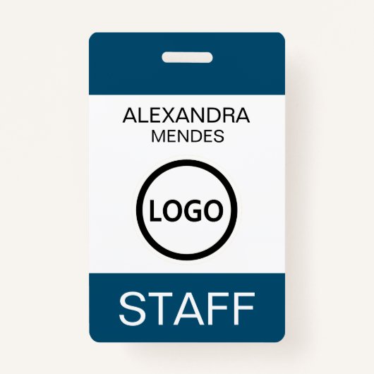 イベントスモダンタッフ名バッジカスタムロゴ バッジ (正面)