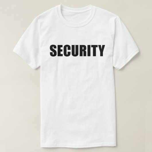 イベントセキュリティクルー Tシャツ (デザイン正面)