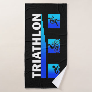 イベントタオル/50-100/Triathlon : 走 Swim, バスタオル